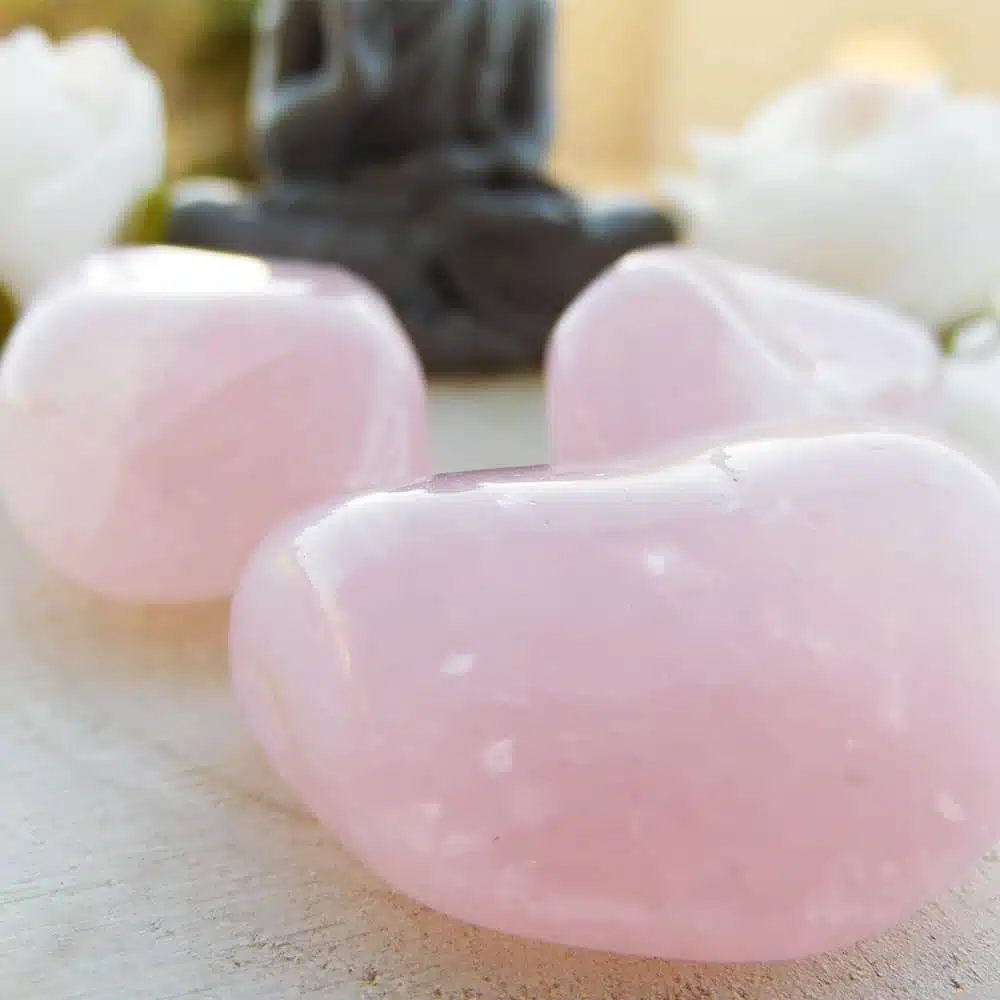 Pierre roulée Quartz Rose - Amour 2 Pierre roulée Quartz Rose - Amour – Image 2