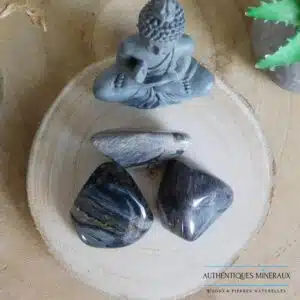 Pierre roulée Jaspe Argent