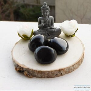 Pierre Roulée Agate Noire – Protection et Stabilité – Image 2