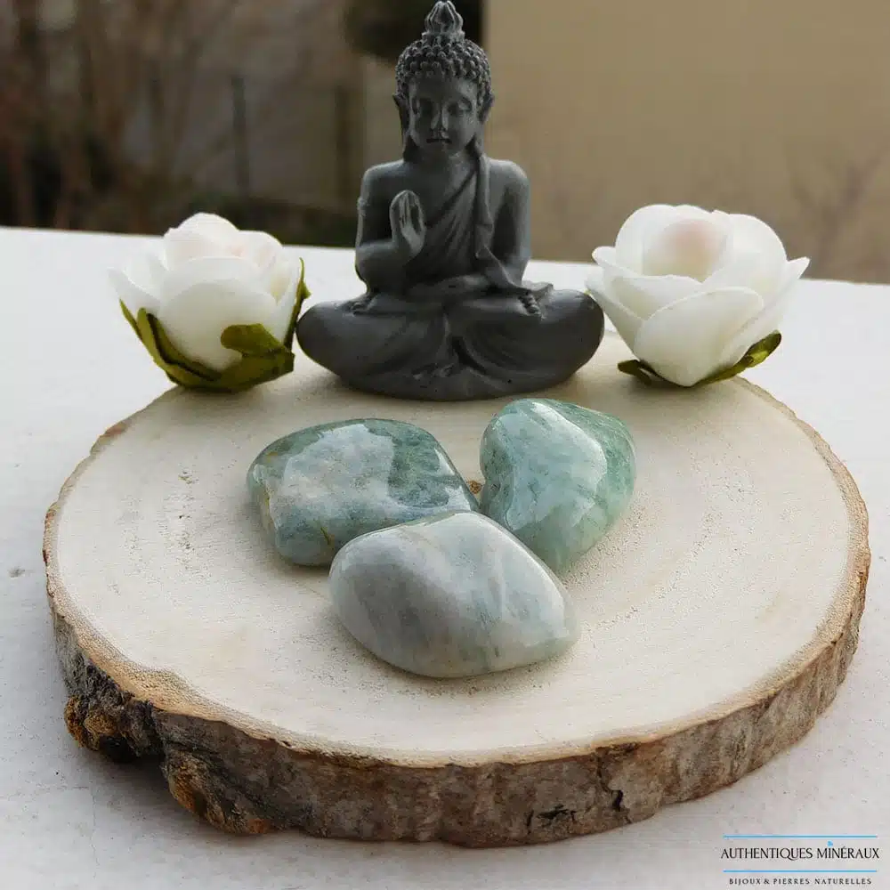 Pierre Roulée Aigue Marine – Sérénité et Communication 2 Pierre Roulée Aigue Marine – Sérénité et Communication – Image 2