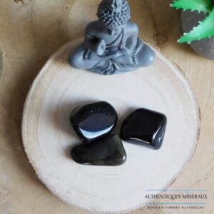 Pierre roulée Obsidienne dorée