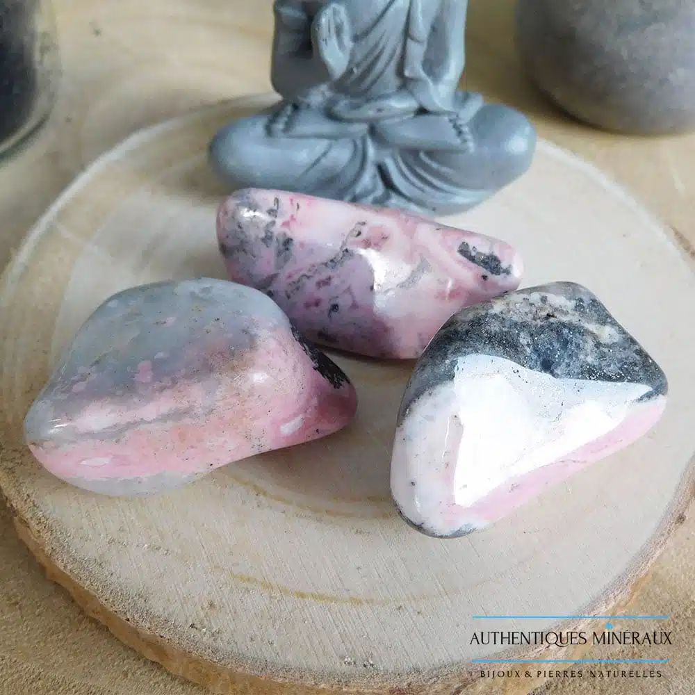 Pierre roulée Rhodochrosite - Compassion 2 Pierre roulée Rhodochrosite - Compassion – Image 2