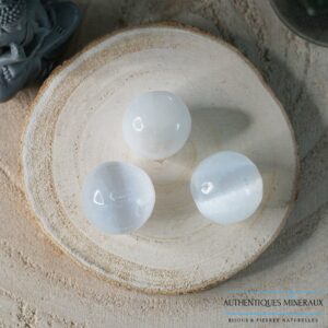 Pierre roulée Sélénite - sommeil réparateur