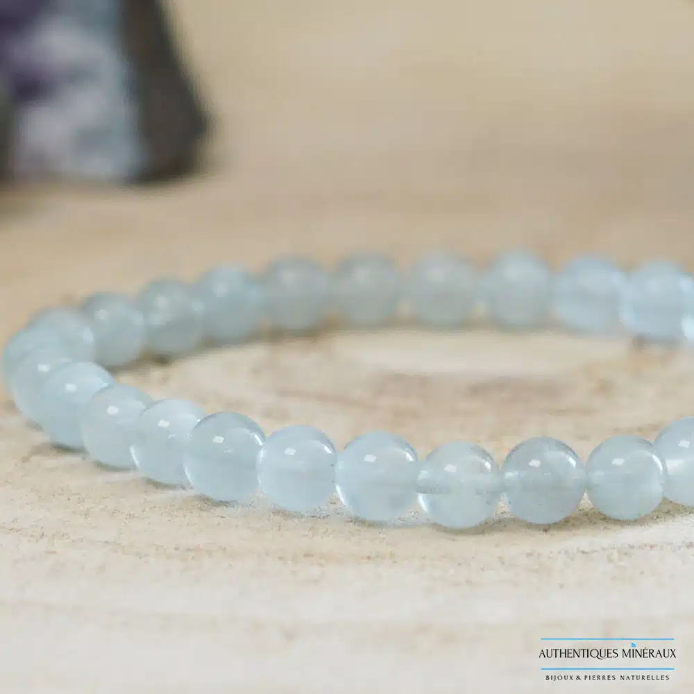 Bracelet Aigue Marine – Apaisement & Expression 7 Bracelet Aigue Marine – Apaisement & Expression – Image 7