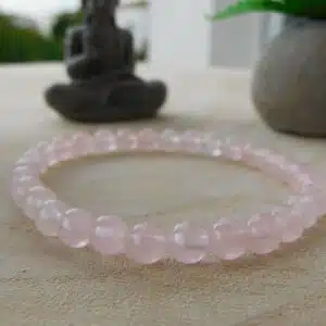 Bracelet Quartz Rose - Amour