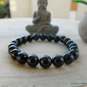 Bracelet Tourmaline noire - ondes magnétiques