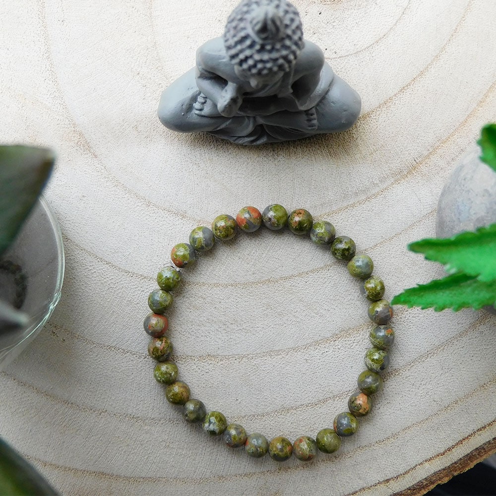 Bracelet Unakite – Guérison Émotionnelle 6 Bracelet Unakite – Guérison Émotionnelle – Image 6