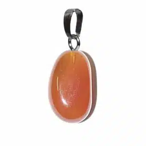 Pendentif Cornaline pierre roulée