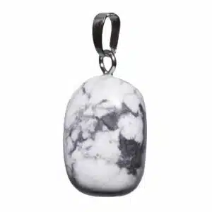 Pendentif Howlite pierre roulée