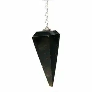 Pendule tourmaline noire - ondes magnétiques