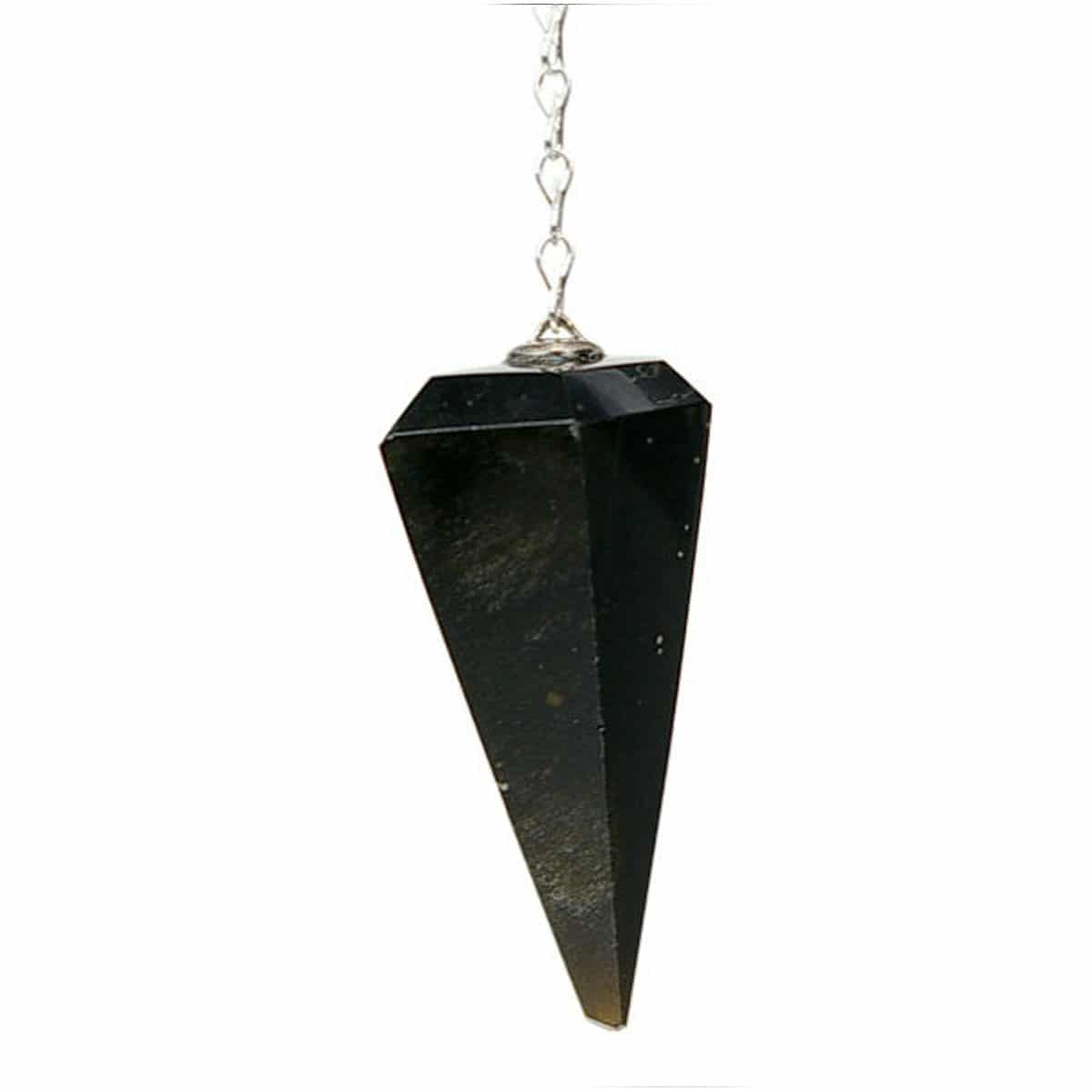 Pendule tourmaline noire - ondes magnétiques 1 Pendule tourmaline noire - ondes magnétiques
