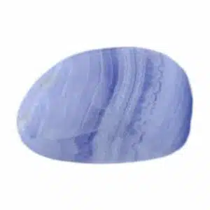 Pierre roulée calcédoine Bleue