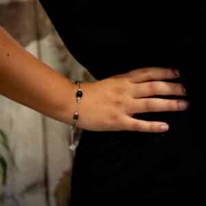 Bracelet argent Onyx