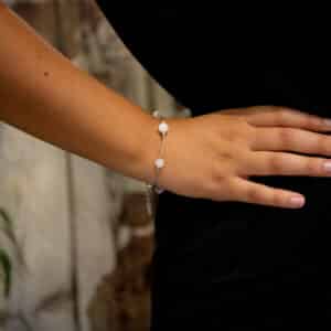 Bracelet argent Pierre de lune
