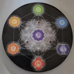 Porte-Encens “Cube de Métatron & 7 Chakras”