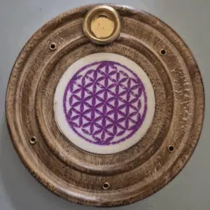 Support Fleur de Vie violet