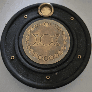 Support encens Triple Lune (laiton)