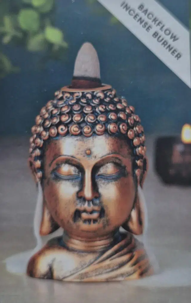 Support encens tête Bouddha 2 Support encens tête Bouddha – Image 2