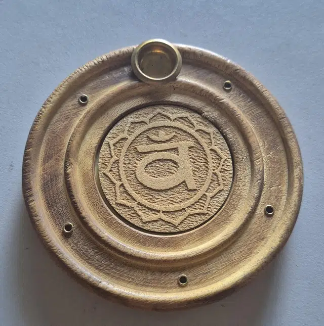 Porte-Encens Bois Rond « Chakra Sacré 1 Porte-Encens Bois Rond « Chakra Sacré