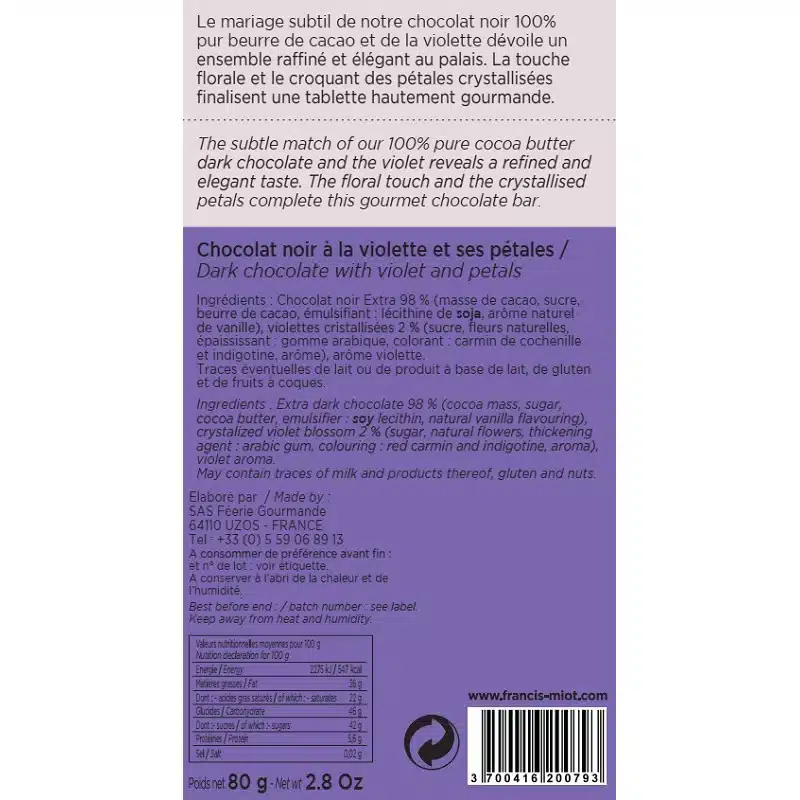 Coffret chocolat noir made in France 5 Coffret chocolat noir made in France – Image 5