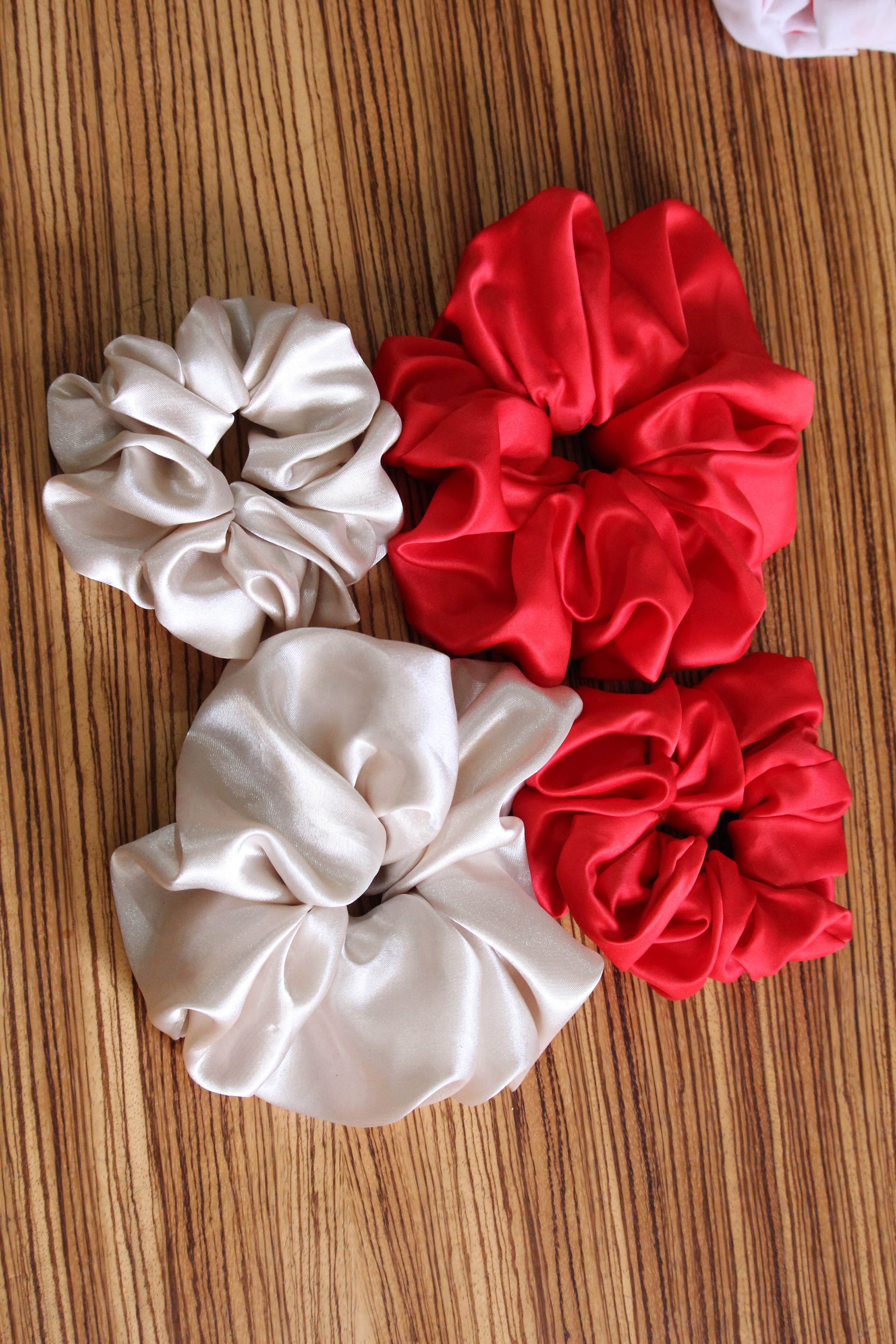 Chouchou cheveux en satin duchesse 1 Chouchou cheveux en satin duchesse