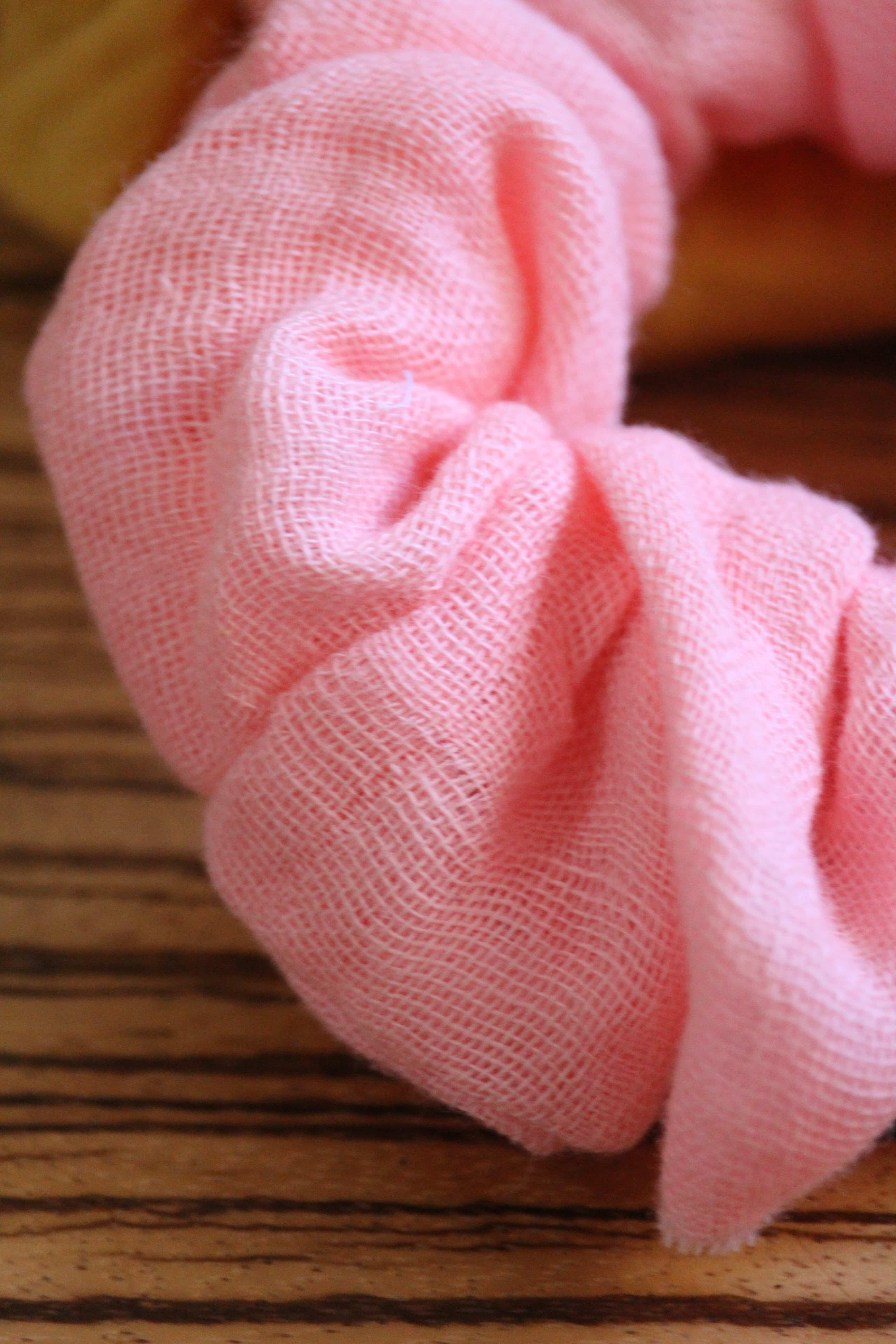 Chouchou cheveux en double gaze de coton 6 Chouchou cheveux en double gaze de coton – Image 6