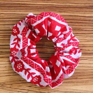 Chouchou cheveux en coton traditionnel des Comores & Mayotte