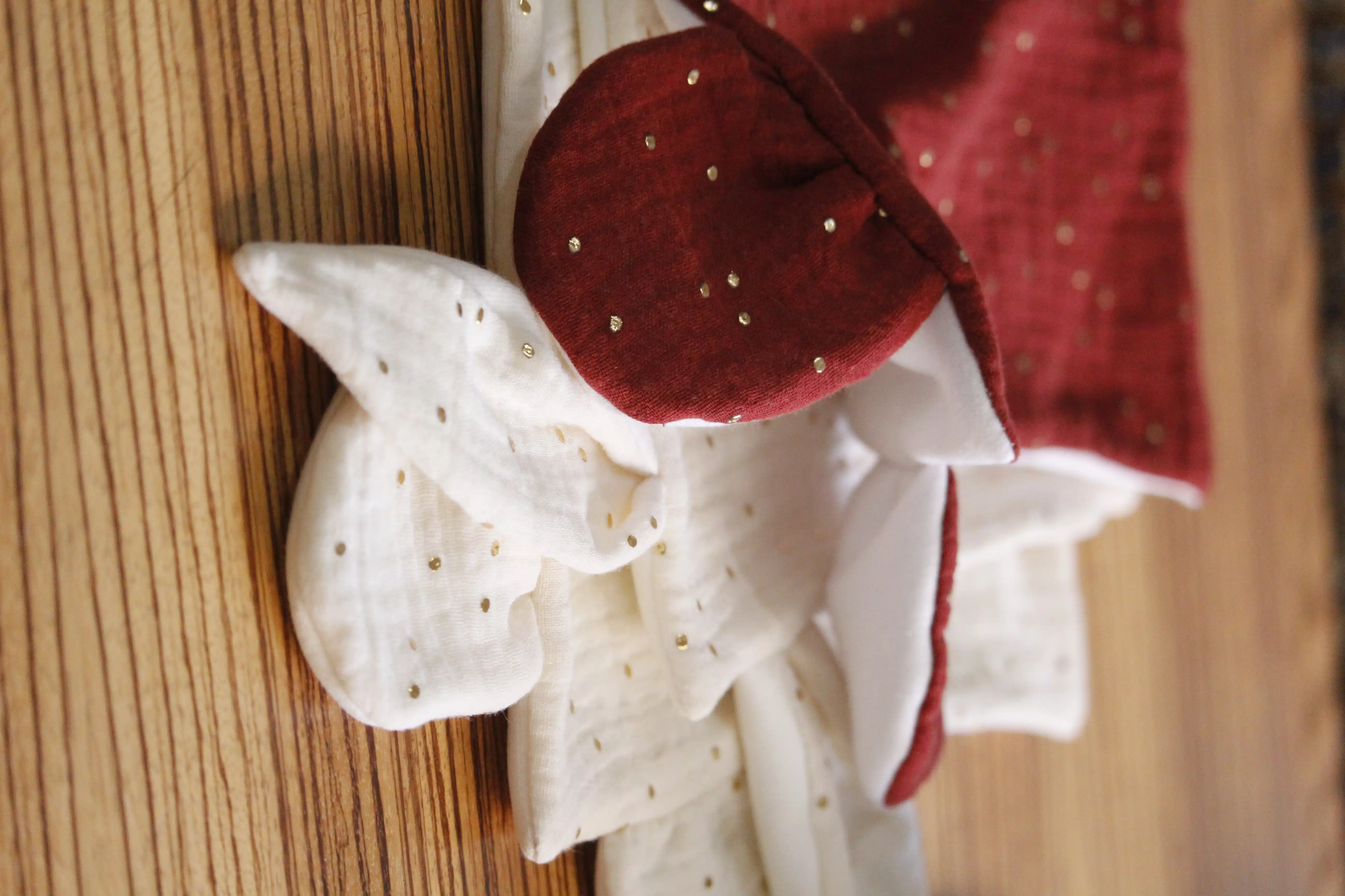 Doudou plat bébé grand format en coton 4 Doudou plat bébé grand format en coton – Image 4