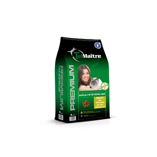 TEL MAITRE PREMIUM CHAT ADULTE STERILISE 4KG 1 TEL MAITRE PREMIUM CHAT ADULTE STERILISE 4KG
