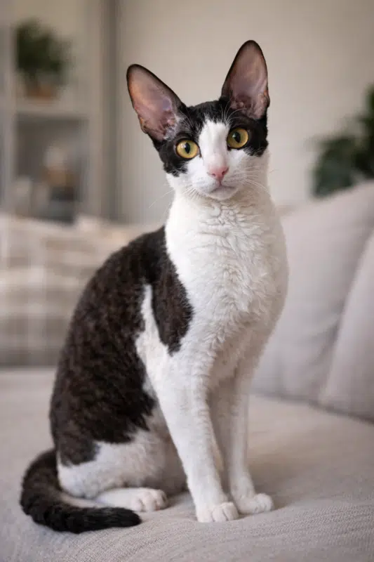 Le Cornish Rex : l’athlète au pelage de velours