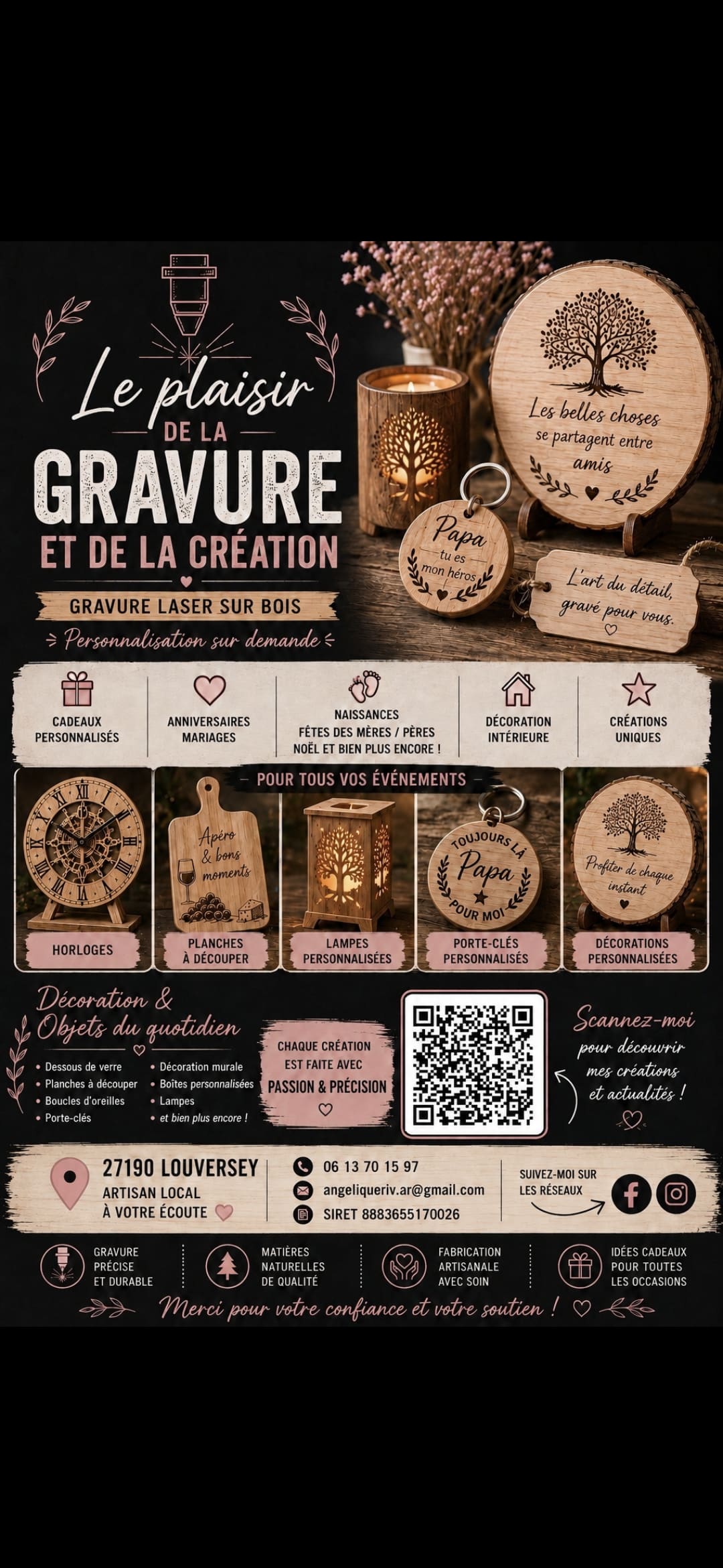 Le plaisir de la gravure et de la création